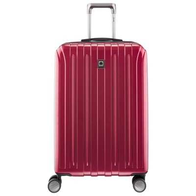 Delsey Paris Titanium Expandable Upright Hardside Medium Checked