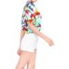 HAPPY BAY Hawaiian Shirts Womens Casual Summer Beach Short Sleeve Vacation Luau Party Blouses Dress Tops Tee Shirts T Shirt for Women - 3 of 4