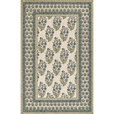 Momeni Cotswold Bourton Floral Handtufted Rug Green