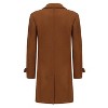 Men's Double Breasted Pea Coat Wool Blend Dress Jacket Peacoat - 2 of 3