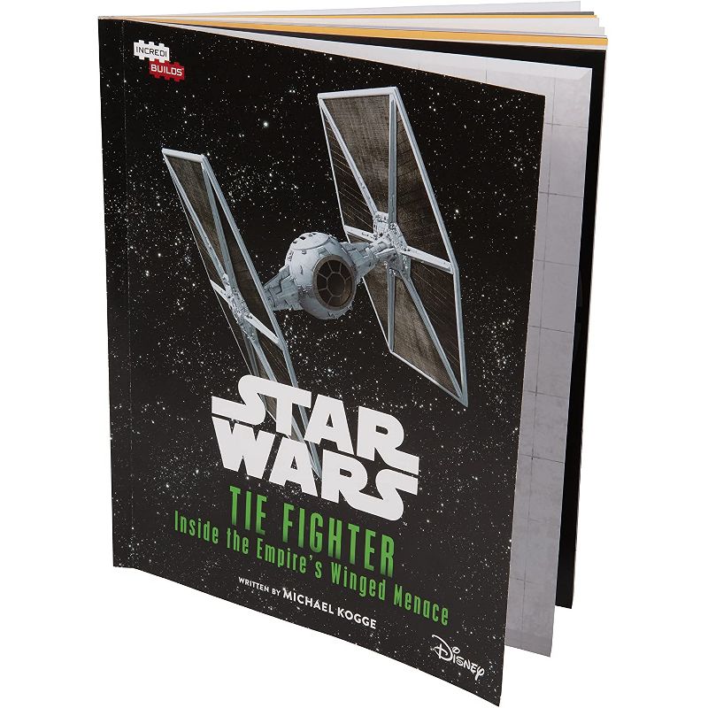 Incredibuilds Star Wars Tie Fighter Book & Wood Model Figure Kit, 3 of 4