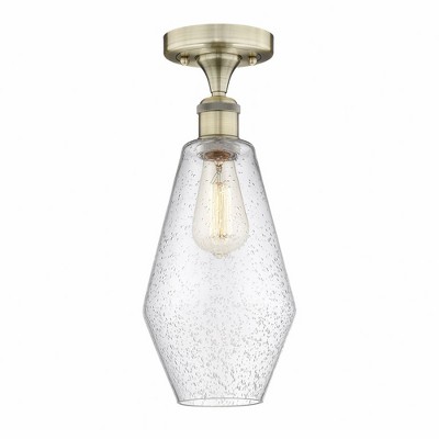 Cindyrella - 1 Light Semi-Flush Mount In Nautiical Style-14.75 Inches Tall and 7 Inches Wide