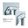 ARTLOGE 3D Handmade Splicing Art Mirror Angled Beveled Wall Mirror Entryway Home Decor, Unique Design Beveled Mirror - 3 of 4