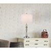 Cal Lighting BO-3097TB-2 60W Effingham Metal Table Lamp with Crystal Font and Hardback Drum Fabric Shade (Sold As Pairs) - 4 of 4