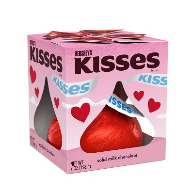 Photo 1 of 2 pack of Hersheys Kisses Valentines Day Solid Milk Chocolate Candy Gift Box - 7oz