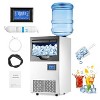 Acekool Commercial Ice Maker Machine, 110Lbs/24H with 35Lbs Storage Bin, Self-Cleaning Freestanding Ice Maker for Restaurant & Home - 2 of 4