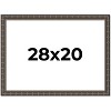 PosterPalooza | 28x20 Modern Bamboo Picture Frame, UV Acrylic, 5 Finishes - 2 of 4