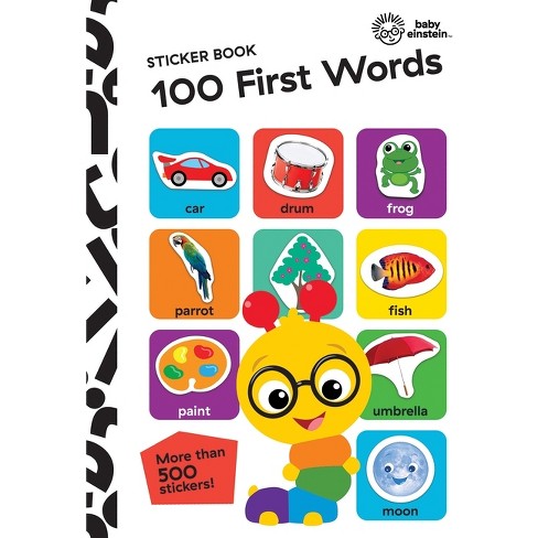 Baby Einstein - 100 First Words Sticker Book (paperback) : Target