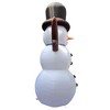 Northlight Lighted Inflatable Snowman Outdoor Commerical Christmas Decoration - 20' - 3 of 4