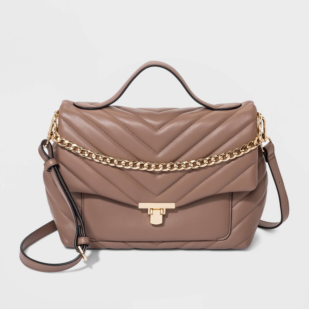 A New Day Purse Brown Crossbody Shoulder VT9271A