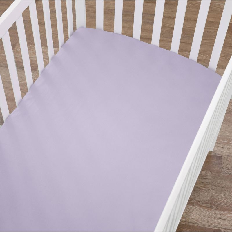 TL Care Jersey Cotton Fitted Crib Sheet, 3 of 5