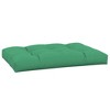 vidaXL Pallet Cushion Green Fabric (100% polyester) Large - 4 of 4