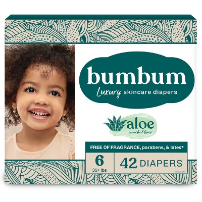 bumbum Luxury Skincare Disposable Diapers - (Select Size and Count)
