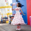 A Leading Role Strawberry Shortcake Premium Adult Strawberry Sequin Skirt - 3 of 4