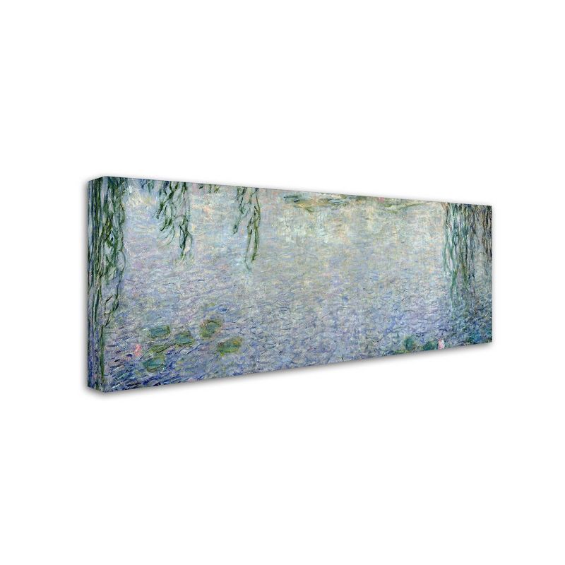 20&#34; x 47&#34; Waterlillies Morning II by Claude Monet - Trademark Fine Art, 3 of 5