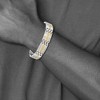 Black Bow Jewelry 19mm Stainless Steel & 14K Yellow Gold Accent Link Bracelet, 8.5 Inch - 4 of 4