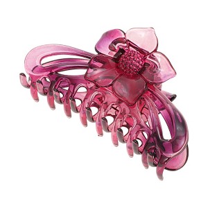 Unique Bargains Fashion Rose Flower Hair Clip Hairdo Clip 1 Pc - 1 of 4