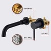 LunaLulinlk Wall Mount Faucet for Bathroom Sink or Bathtub - 2 of 4