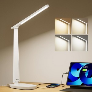 Honeywell Sunturalux LED Desk Lamp Dimmable Desk Light with USB A+C Foldable Table Lamp with 4 Color Modes - 1 of 4