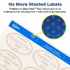 Avery White Dissolvable Labels 1 1/2 x 2 1/2 Oval White 90/Pk 4223 - 4 of 4