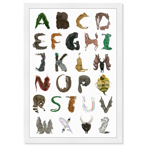 Fun & Educational Animal Alphabet Wall Decals - Perfect For Baby