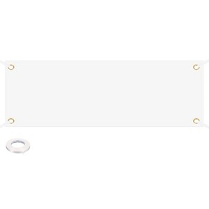 Unique Bargains Polyester Decorate DIY Blank Banners Signs with Hanging Rope - 1 of 4