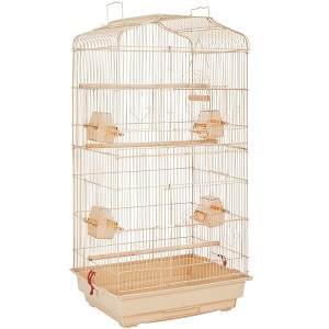 Yaheetech Open Top Metal Birdcage Parrot Cage with Slide-out Tray And Feeders - 1 of 4