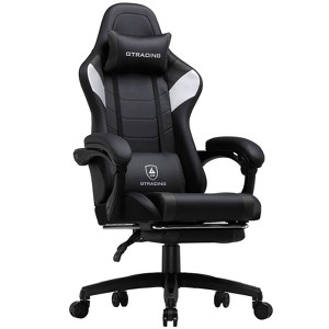 GTRACING Gaming Chair with Footrest Premium Faux Leather Adjustable Computer Office Chair - 1 of 4