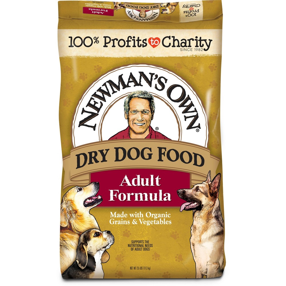 UPC 757645660006 product image for Newman's Own Organic Grains & Vegetables Adult Dry Dog Food - 25lbs | upcitemdb.com