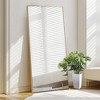 PexFix Rectangular Metal Framed Full Length Wall Mirror Free Standing Mirror - 2 of 4