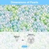 Unique Bargains Crafting Decorative Fillers No Hole Vase Faux Pearl 0.12-0.31inch 800 Pcs - 2 of 4