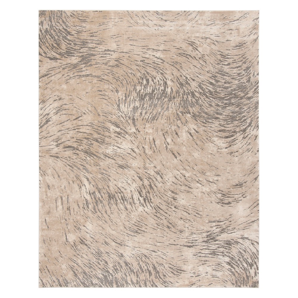 5'3inx7'6in Wave Area Rug Ivory/Gray - Safavieh