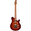 Ernie Ball Music Man Axis Super Sport Flame Top Electric Guitar Roasted Amber - 3 of 4