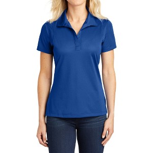 Mafoose Women's Short Sleeve Sport-Wick Smooth Micropique Polo T-shirt - 1 of 4