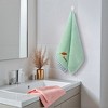 REGALWOVEN Leaves Pattern Soft Absorbent Cotton Polyester Decorative Hand Towel 13" x 29" - 2 of 4