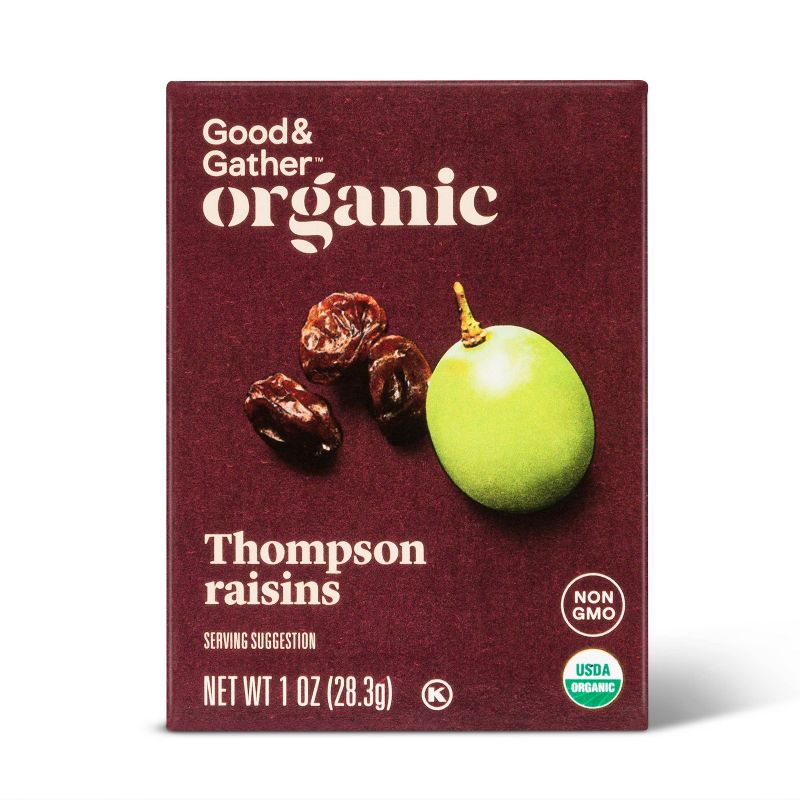 6pk Organic Thompson Raisins - 6oz/6ct - Good &#38; Gather&#8482;, 3 of 7