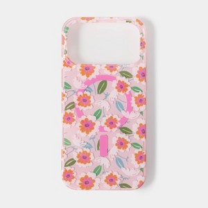 iPhone17 pro カラフルフラワーケース ピンク iPhone17 Pro Max Case with MagSafe - Pink Meadow heyday™ ️ : Target
