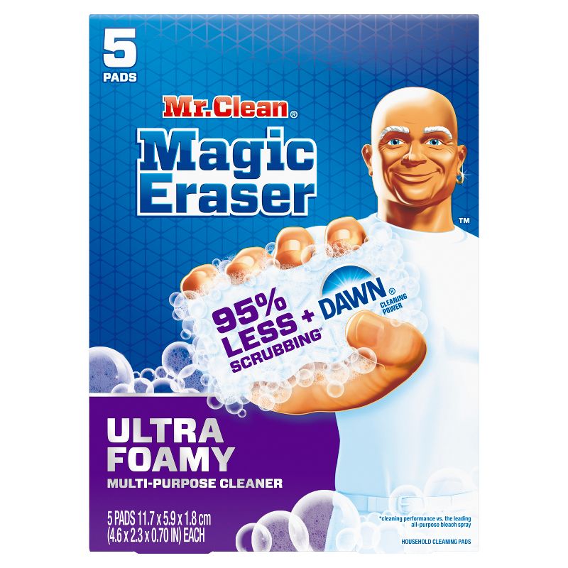 Mr. Clean Magic Eraser Ultra Foamy Multi-Purpose Cleaner - 5ct, 3 of 9