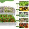 Karl Home 2 Pcs 8×4×1ft  Raised Garden Bed Metal Outdoor Planter Box - 3 of 4