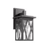 Chloe Lighting Anthony Transitional 1 Light Textured Black Outdoor Wall Sconce 12" Tall - 2 of 4
