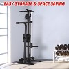 Rowing Machine, 2 in 1 Rowing & Cable Machine Adjustable LAT Pull Down for Home Gym – High/Low Pulley Stations 265LBS Capacity Compact Design - 3 of 4