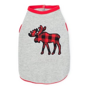 The Worthy Dog Buffalo Moose Tee - Gray - XL - 1 of 3