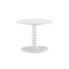 Syemin End Tables Round Finish Accent Table, Modern Accent Nightstand, Small Drink Table, Vintage Side Table Nightstand Table, White, 17"*17"*22" - 2 of 4