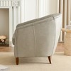 KINWELL 29.1" Wide Tufted Top-Grain Genuine Leather Armchair - 4 of 4