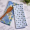 Design Imports Washed Waffle Dishtowel Set/2, Yarrow Yellow - 4 of 4