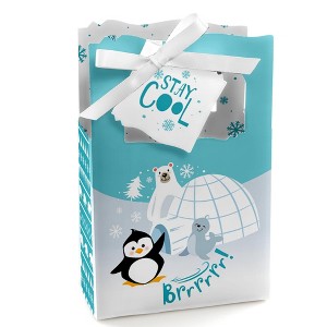 Big Dot of Happiness Arctic Polar Animals - Winter Baby Shower or Birthday Party Favor Boxes - Set of 12 - 1 of 4