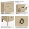 3/5 Drawer Dresser for Bedroom,Dresser Chest of Drawers with Handles, Nightstand with for Bedroom - 4 of 4