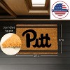 Evergreen University of Pittsburgh Logo Turf Mat, Brown- 28 x 16 Inches Indoor Outdoor Doormat - 3 of 4