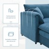 AENKYO Corner Sofa Upholstered Furniture, Sofa 4-Seater, Sofa with Footrest, L-Shape Couch, Sofa Bed for Living Room - 4 of 4