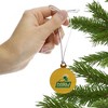 Norfolk State University Secondary Logo Mini Small Tiny Wood Christmas Tree Holiday Ornament - 2 of 4